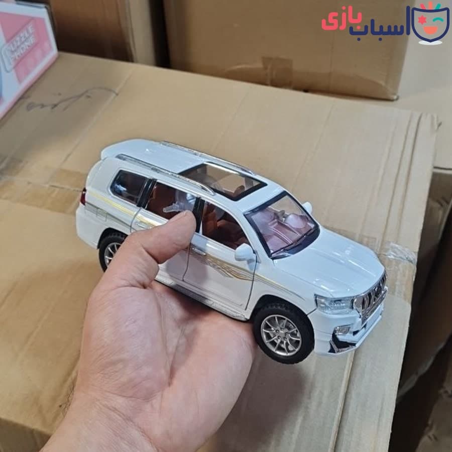 ماشین فلزی لندکروز دودزا cz123a مقیاس 1:24 — تصویر ۶