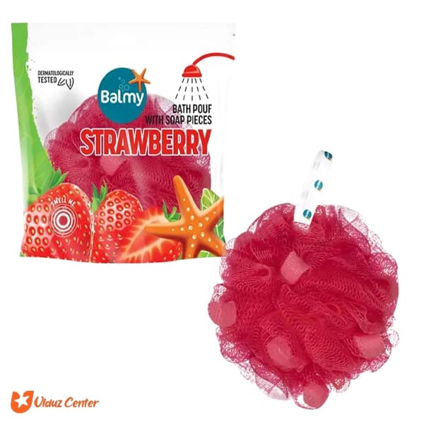 لیف حمام صابون دار بالمی مدل Strawberry