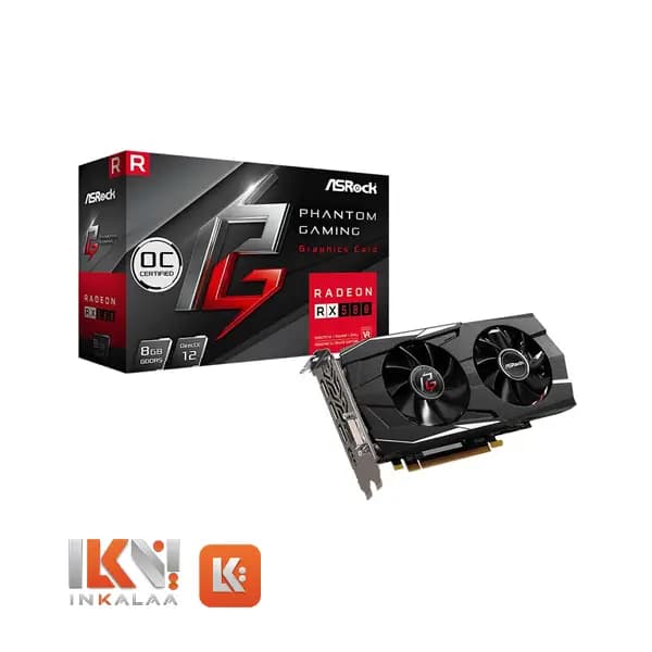 کارت گرافیک استوک ASROCK RX 580 8GB