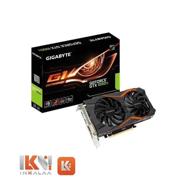 کارت گرافیک استوک GIGABYTE 1050 Ti 2fan 4GB