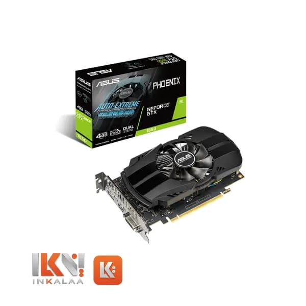 کارت گرافیک استوک ASUS 1650 phoenix 4GB
