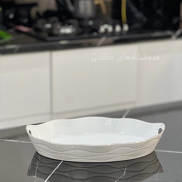 تابه سرامیکی مدل سزار لمون بیضی سایز بزرگ 137L