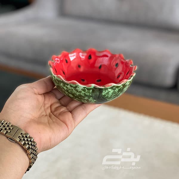 پیاله سرامیکی طرح هندوانه — تصویر ۲