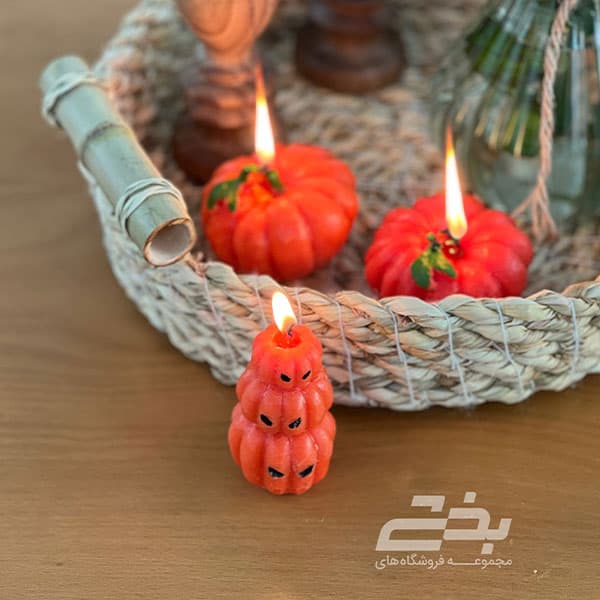 شمع کدو تنبل کوچک — تصویر ۳