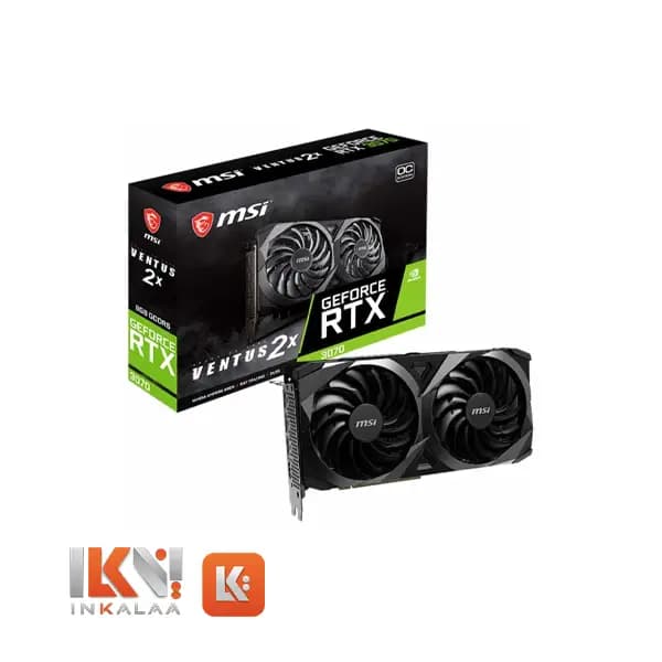 کارت گرافیک استوک MSI 3070 ventus 2x 8GB — تصویر ۶