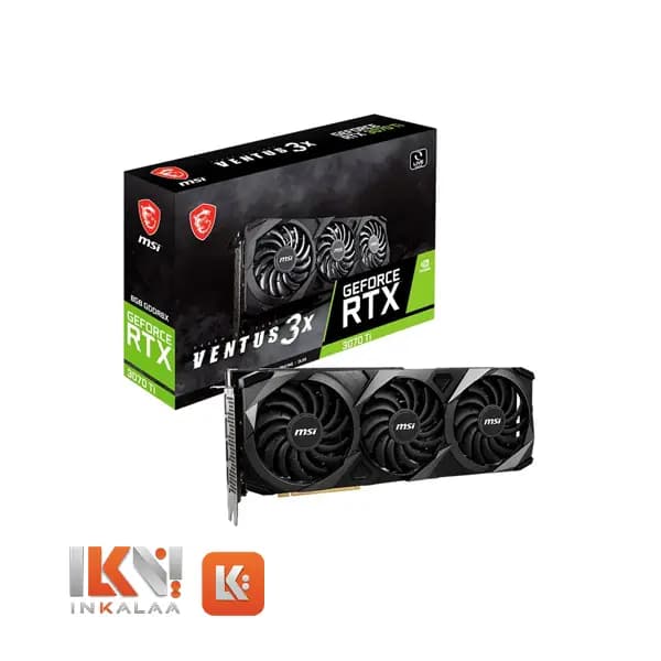 کارت گرافیک استوک MSI 3070 ventus 2x 8GB