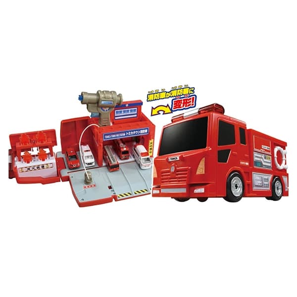 ماشین و ایستگاه آتش‌نشانی تامیکا مدل Fire Truck Fire Station — تصویر ۲