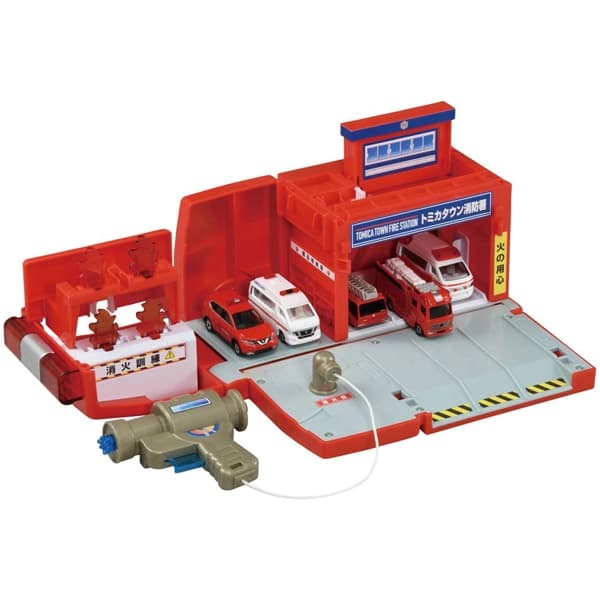 ماشین و ایستگاه آتش‌نشانی تامیکا مدل Fire Truck Fire Station — تصویر ۴
