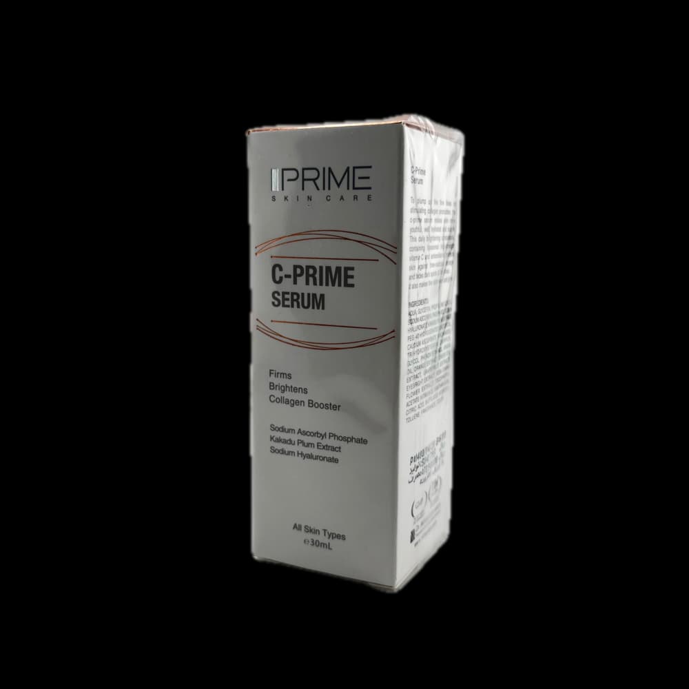 سرم ویتامین ث روشن کننده و سفت کننده صورت و گردن مناسب انواع پوست prime پرایم
