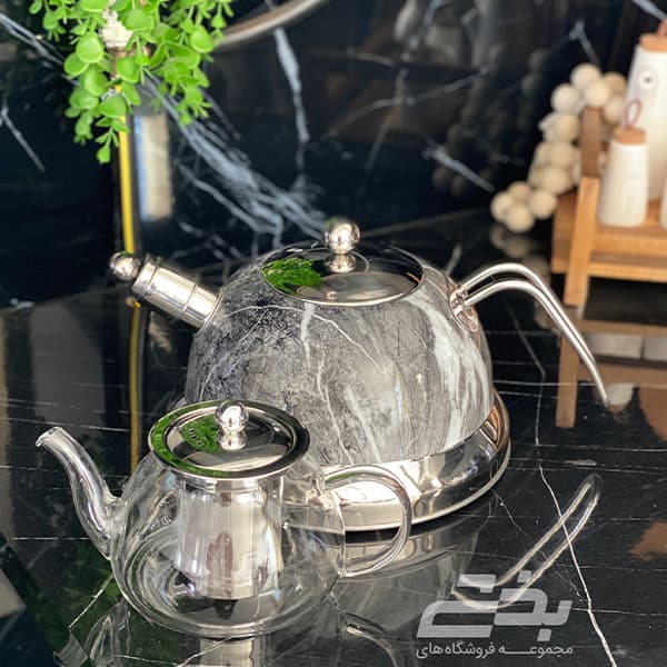 کتری قوری سوتی استیل یونی هوم
