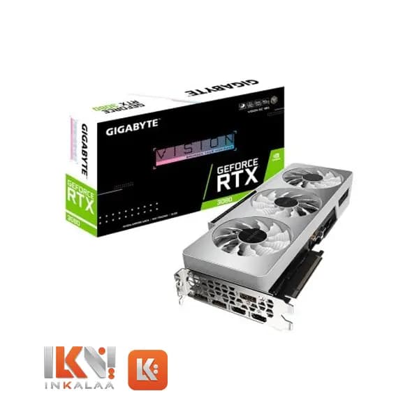 کارت گرافیک استوک GIGABYTE 3080 vision 10GB