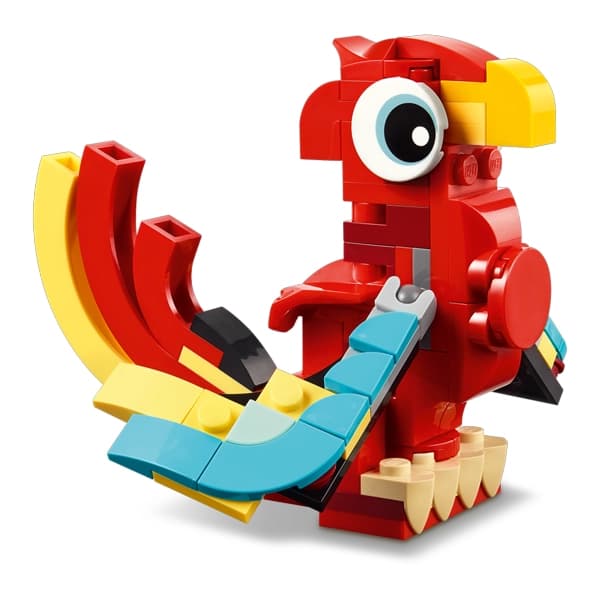 لگو Creator مدل 31145 Red Dragon — تصویر ۳