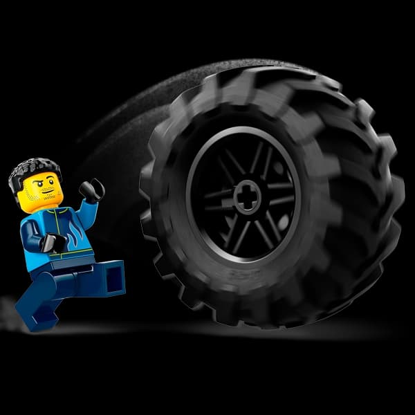 لگو City مدل Blue Monster Truck 60402 — تصویر ۴
