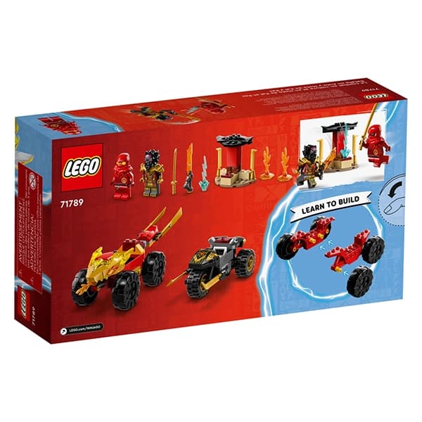 لگو Ninjago مدل Kai and Ras’s Car and Bike Battle 71789 — تصویر ۶