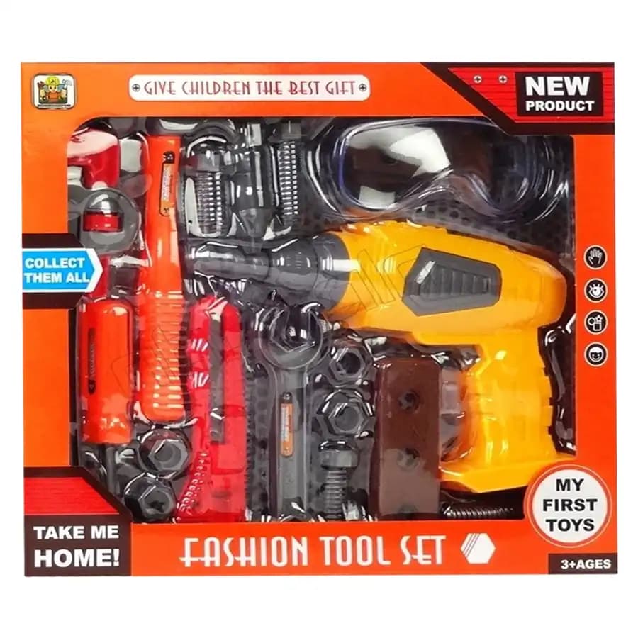 ست اسباب بازی ابزار مدل FASHION TOOL SET