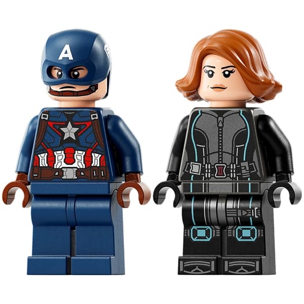 لگو Marvel مدل Black Widow & Captain America Motorcycles 76260 — تصویر ۳