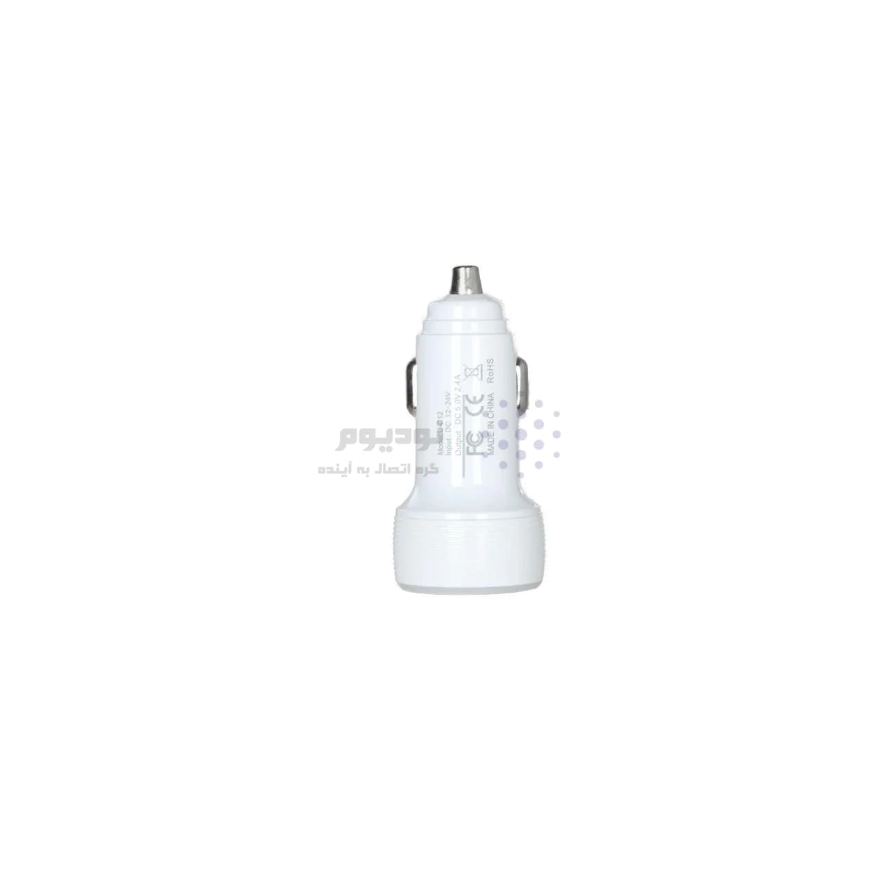 شارژر فندکی فست دو پورت UBY مدل U-C12 – سفید – ASP (گارانتی شش ماهه آروین) — تصویر ۲