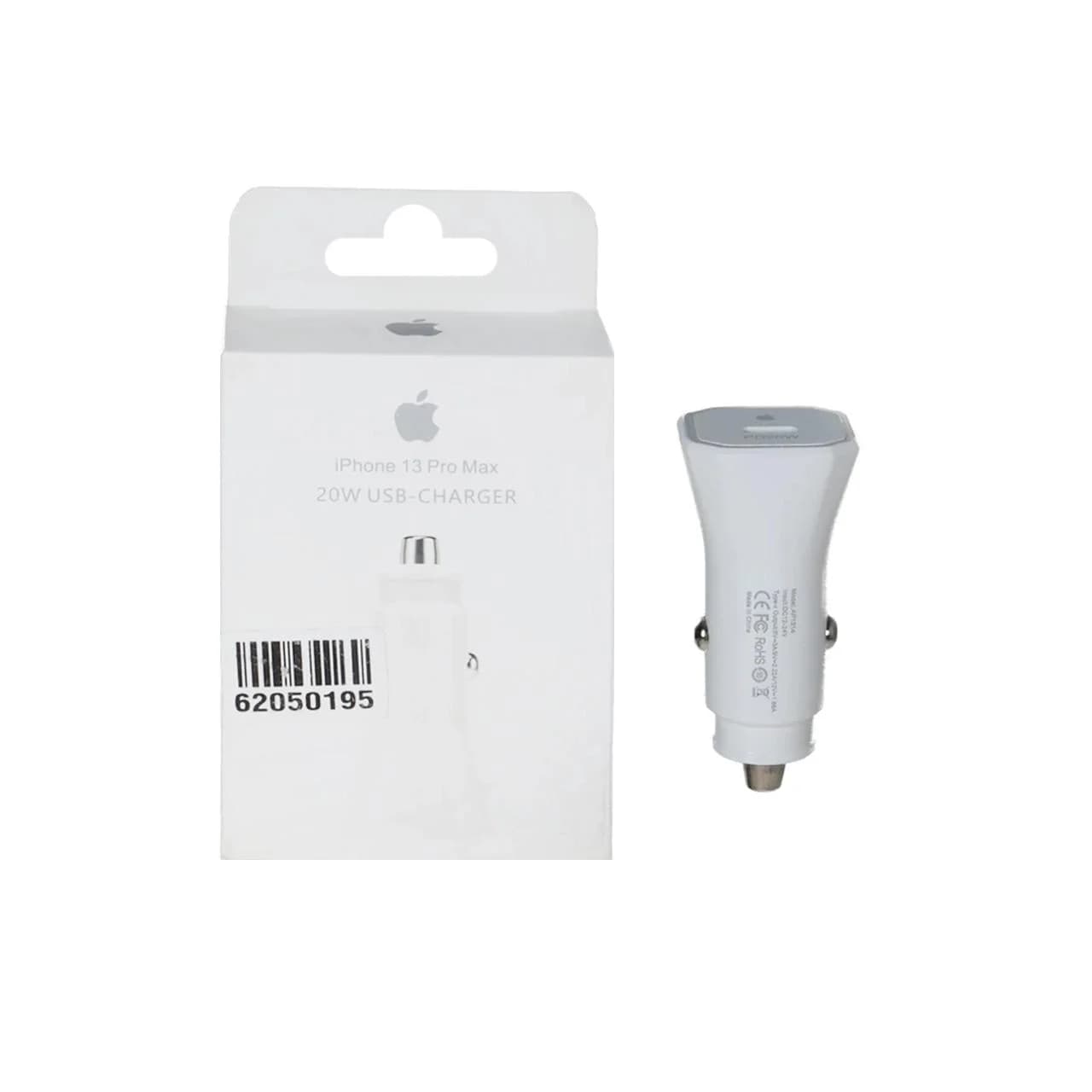 شارژر فندکی PD و فست تک پورت Apple مدل AP1314 20W – سفید – ASP (گارانتی شش ماهه آروین)
