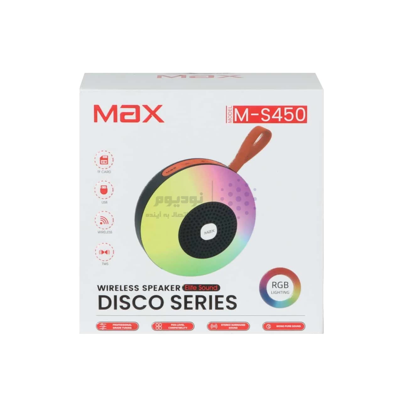 اسپیکر بی سیم Max مدل M-S450 – مشکی – MMX — تصویر ۶