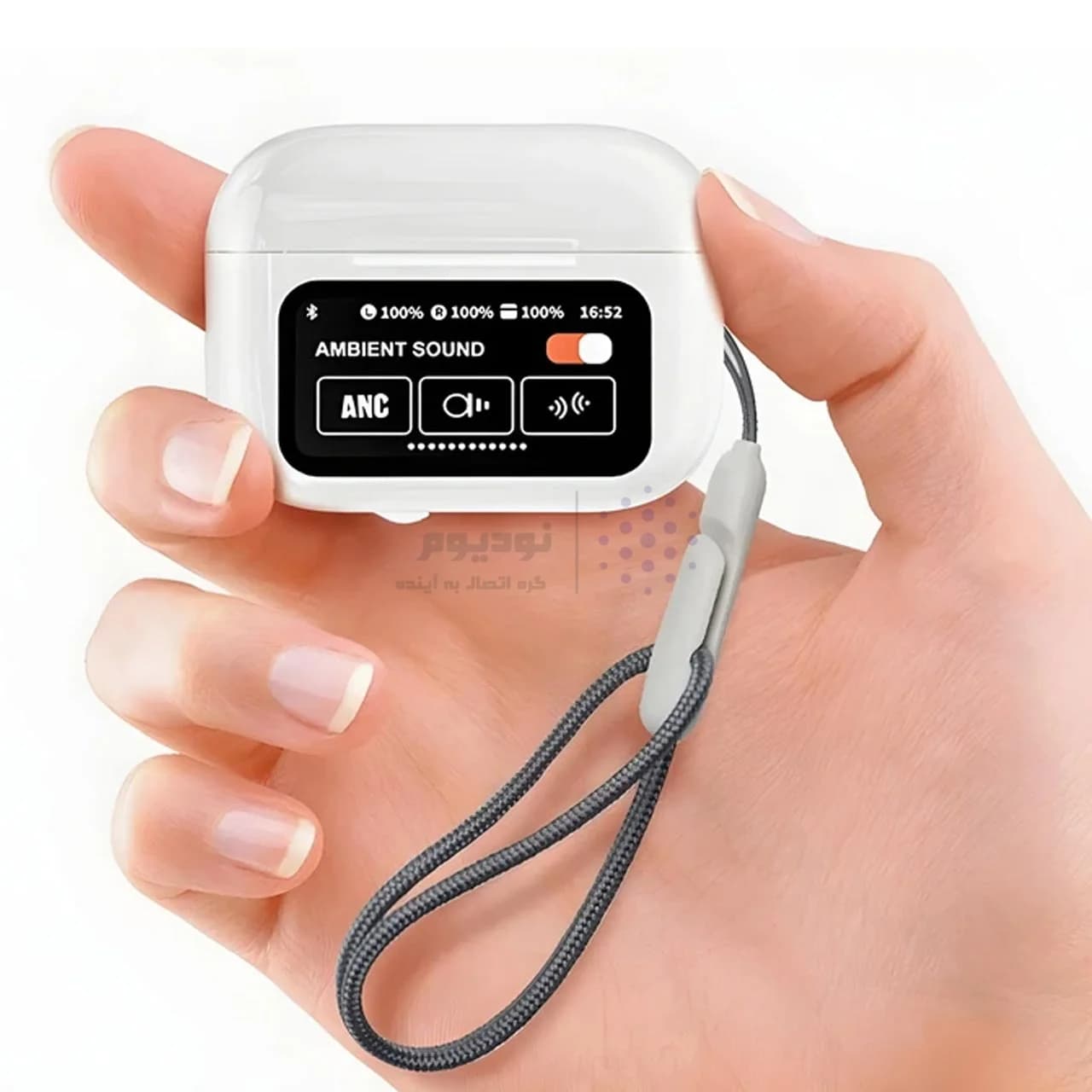 ایرفون بی سیم Touch Control ANC/ENC مدل A9 Pro – سفید کد 1 — تصویر ۵