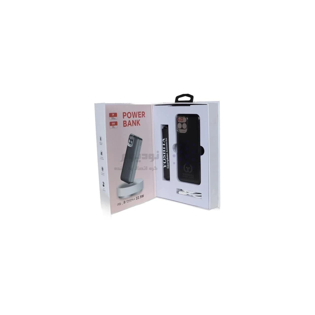 پاوربانک فست شارژ Yoshita 20000mAh مدل YP-004 22.5W – مشکی – MMS (گارانتی شش ماهه YA) — تصویر ۶