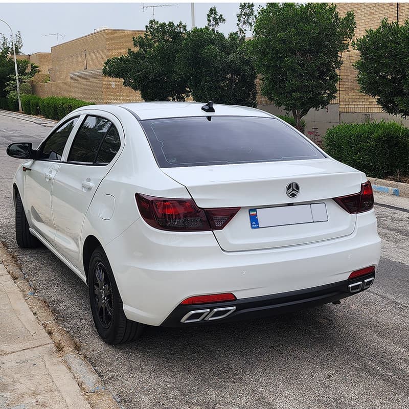 زه سپر عقب خودرو رهام مدل SH0040 طرح اگزوز دولول مناسب برای شاهین بسته چهار عددی — تصویر ۴