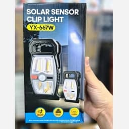 پروژکتور خورشیدی مدل YX-667C – پاوربانک دار -2 باطری — تصویر ۴
