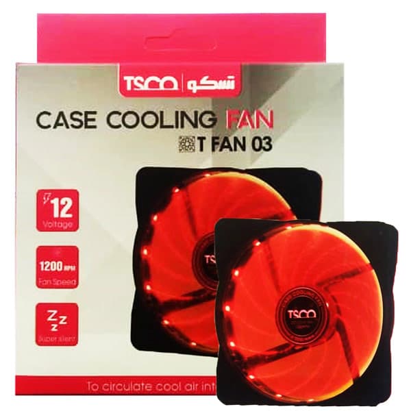 فن خنک کننده 12*12 تسکو مدل T FAN 03 — تصویر ۲