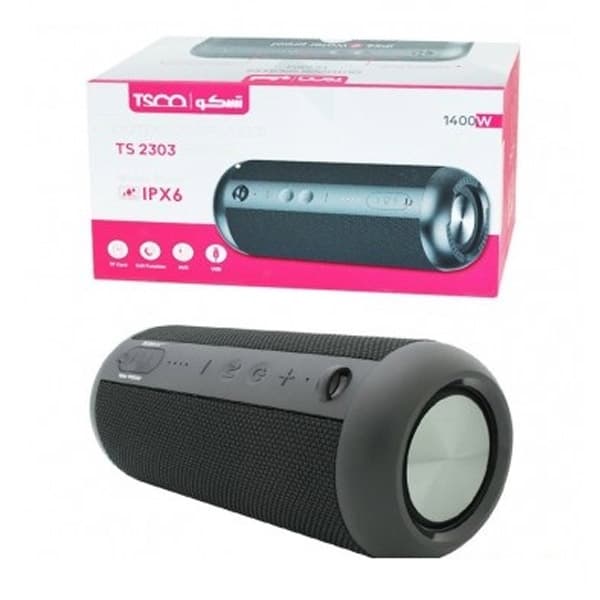 اسپیکر بلوتوثی ضدآب تسکو مدل TS 2303 — تصویر ۲