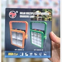 پروژکتور خورشیدی مدل NY-9805-B – پاوربانک دار -2 باطریجدید — تصویر ۷
