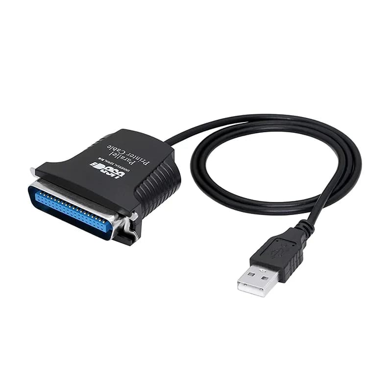 کابل تبدیل USB2.0 به Parallel LPT 1284 پی نت به طول 1 متر