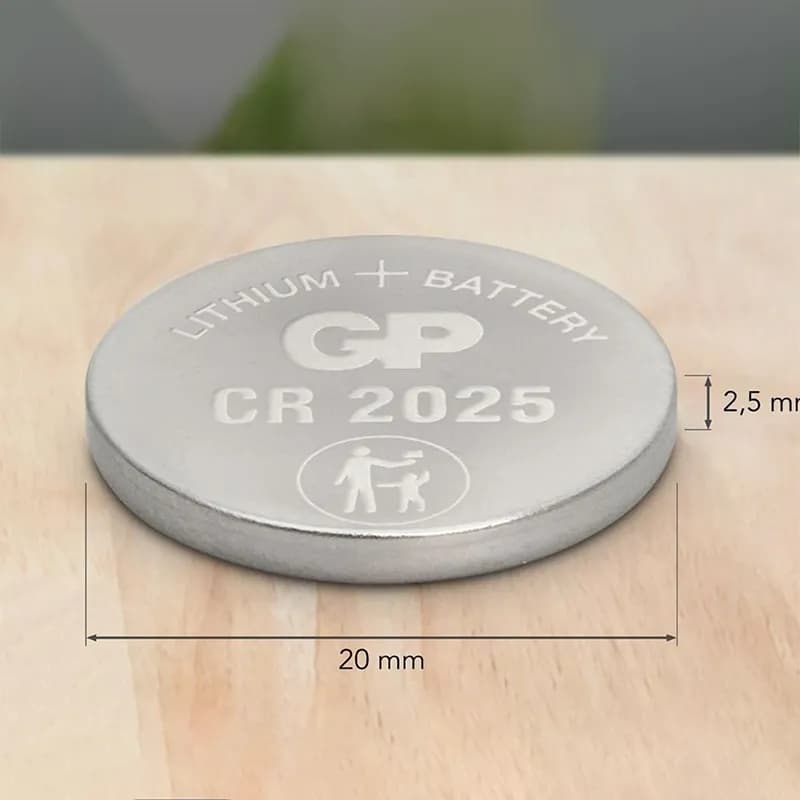 باتری سکه ای جنرال پاور مدل CR2025 سری Lithium — تصویر ۲