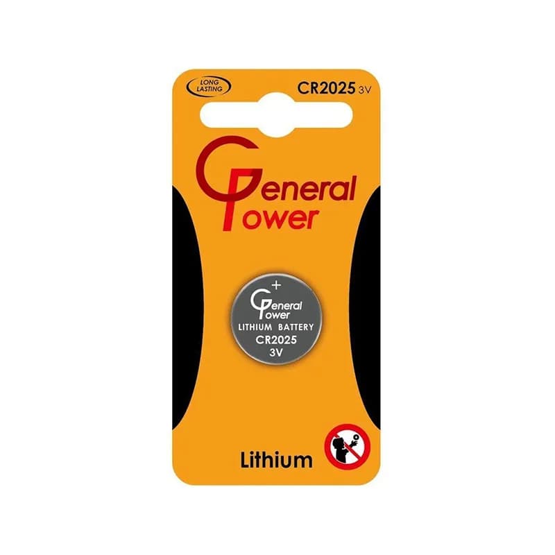 باتری سکه ای جنرال پاور مدل CR2025 سری Lithium
