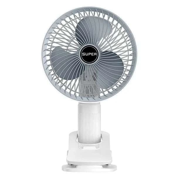 پنکه شارژی مدل Circulation Clamp Fan-2000 ظرفیت 1200 میلی آمپر ساعت — تصویر ۴
