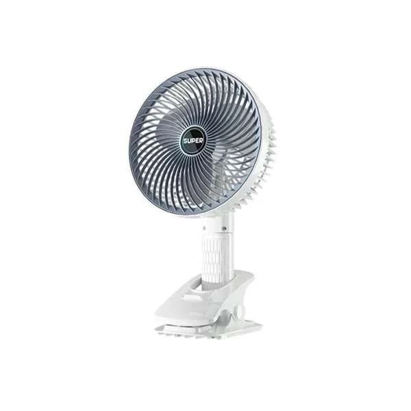 پنکه شارژی مدل Circulation Clamp Fan-2000 ظرفیت 1200 میلی آمپر ساعت — تصویر ۳