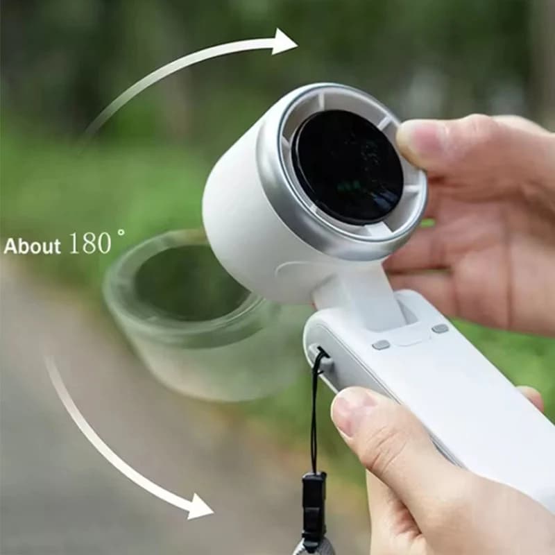 پنکه شارژی مدل Handheld ظرفیت 3600 میلی آمپر ساعت — تصویر ۷