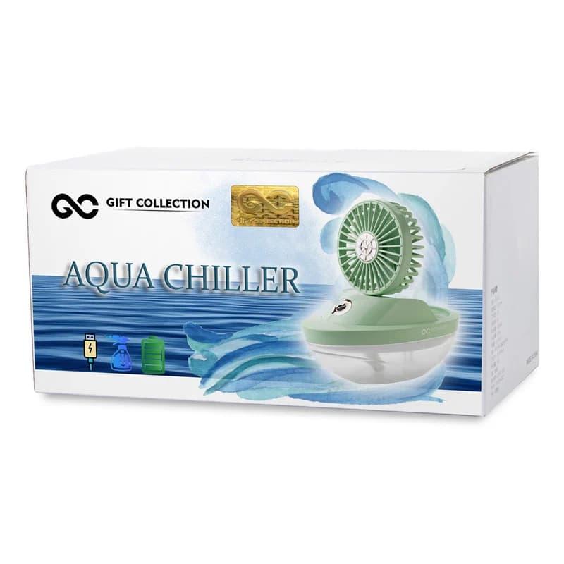 پنکه شارژی گیفت کالکشن مدل aqua ظرفیت 2000 میلی آمپر ساعت — تصویر ۳