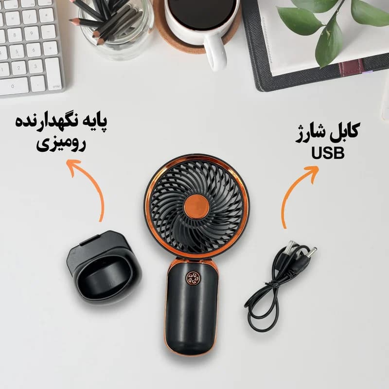 پنکه دستی مدل کلاسیک کد 1202 — تصویر ۵