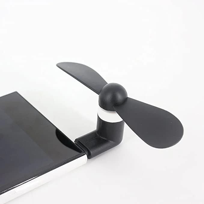 پنکه USB مدل USB-C بسته دو عددی — تصویر ۳