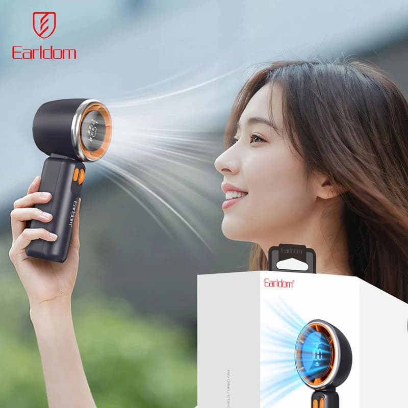 پنکه شارژی ارلدام مدل TURBO FAN F18 ظرفیت 3600 میلی آمپر ساعت — تصویر ۶