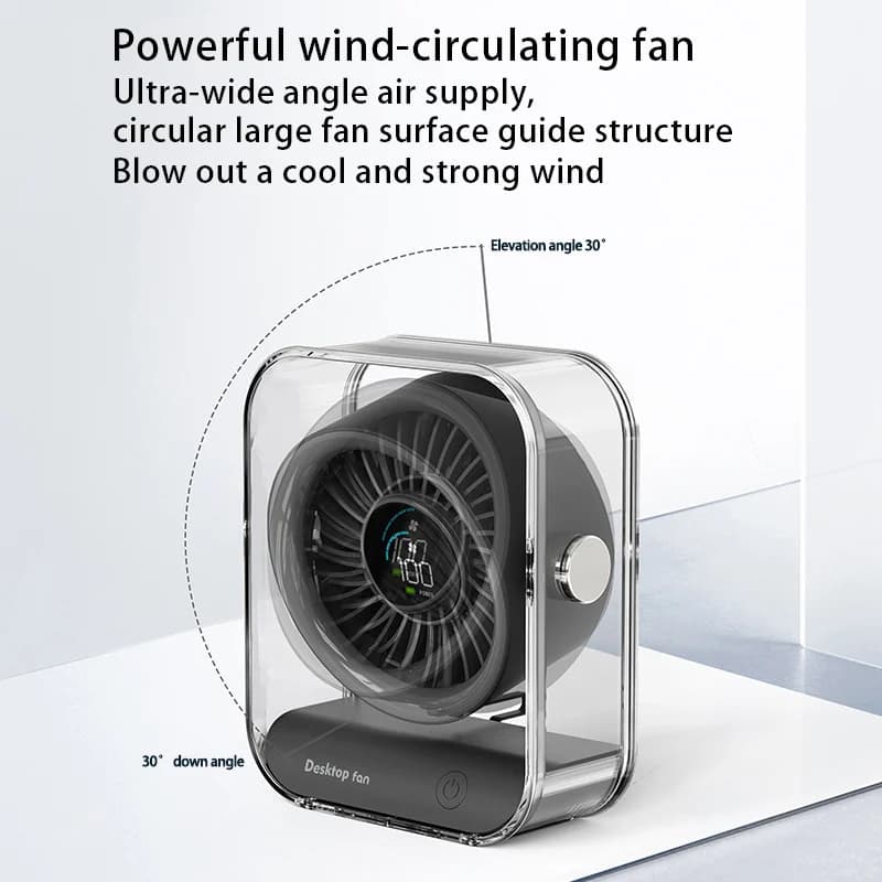 پنکه شارژی مدل Digital Fan ZH28 — تصویر ۴