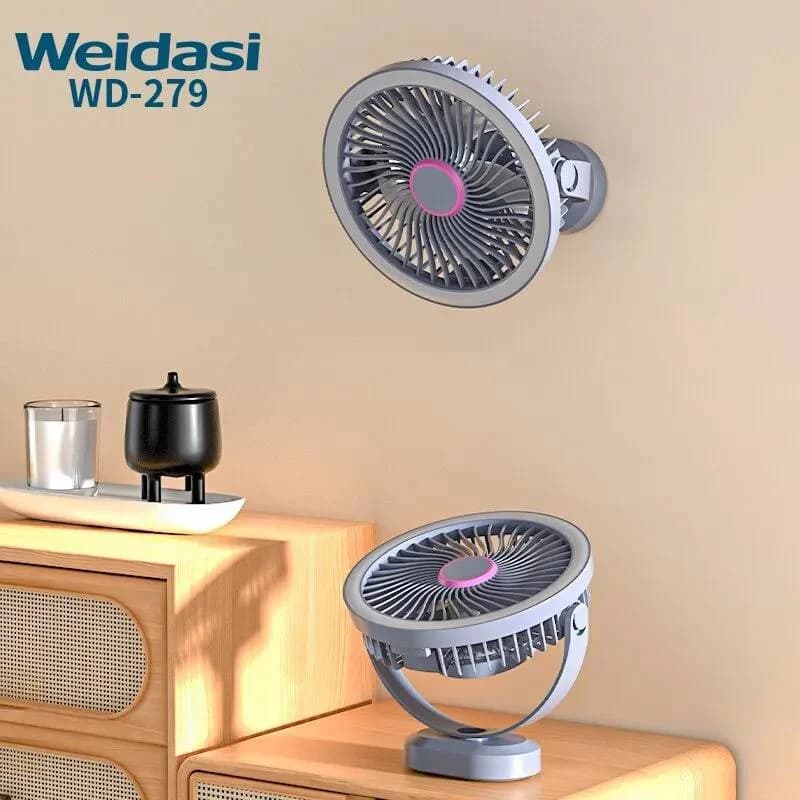 پنکه رومیزی مدل WD-279 ظرفیت 2400 میلی آمپر بر ساعت — تصویر ۴