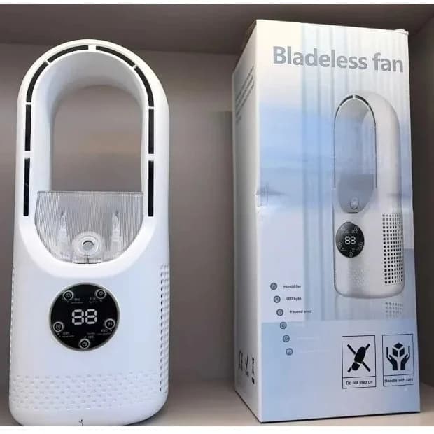 پنکه رومیزی مدل bladeless fan ظرفیت 3000 میلی آمپر ساعت — تصویر ۴