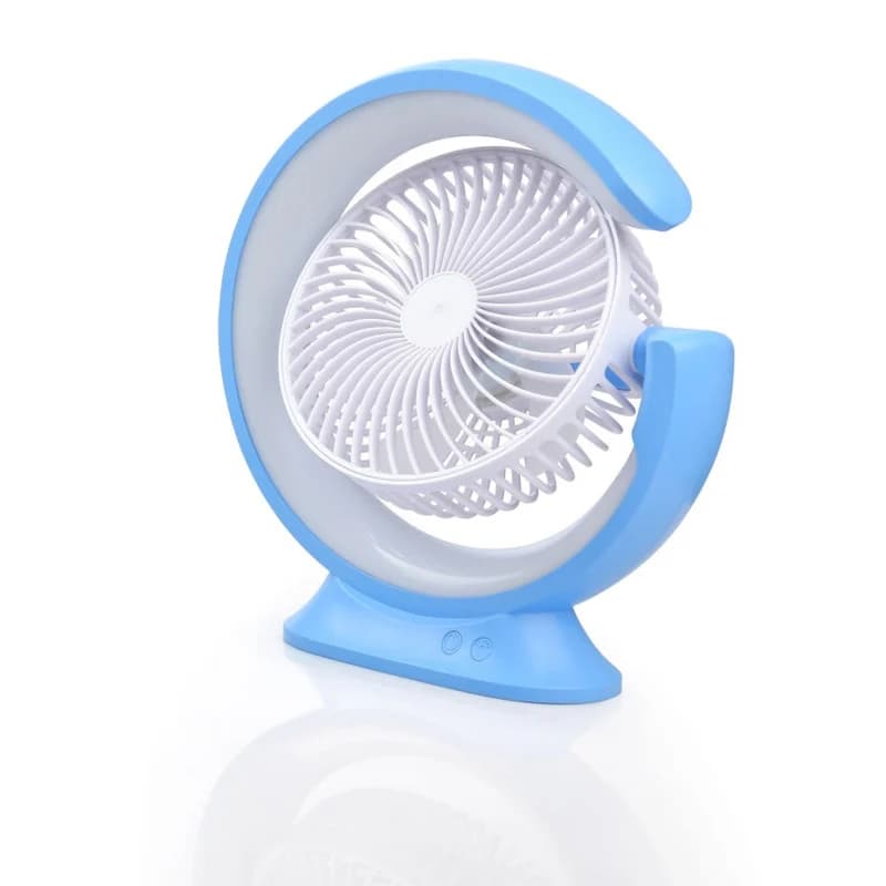 پنکه شارژی شروین مدل shervin Table Light Fan ظرفیت 4000 میلی آمپرساعت — تصویر ۴