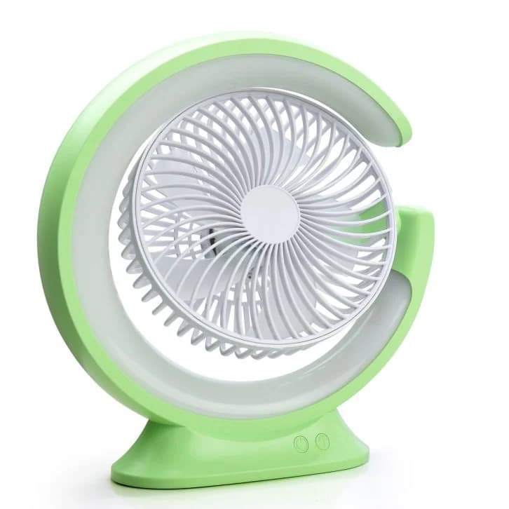 پنکه شارژی شروین مدل shervin Table Light Fan ظرفیت 4000 میلی آمپرساعت — تصویر ۳