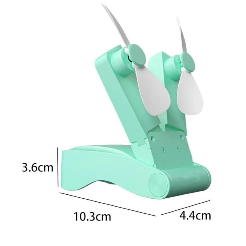 پنکه رومیزی مدل دو فن Folded کد 02 ظرفیت 500 میلی آمپر ساعت — تصویر ۸