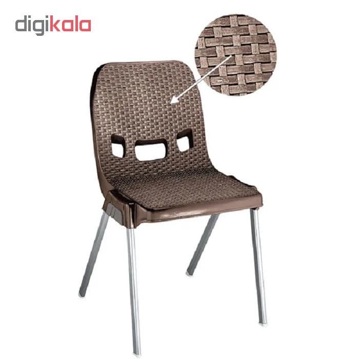 صندلی ناصر پلاستیک کد 881 — تصویر ۳
