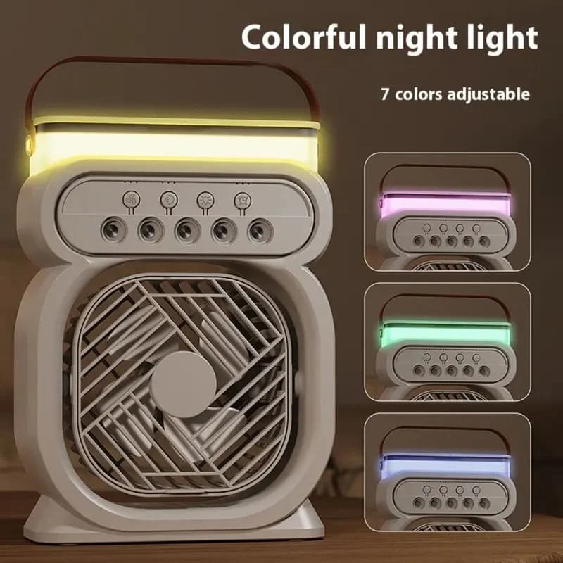 پنکه رومیزی مدل FAN HUMIDIFIER ظرفیت 2600 میلی آمپر ساعت — تصویر ۵