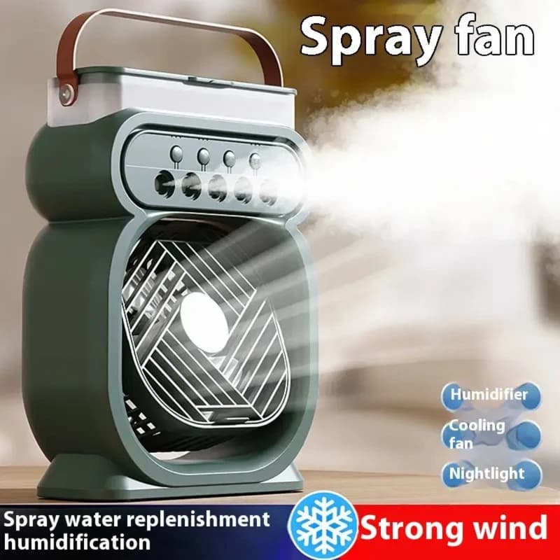 پنکه رومیزی مدل FAN HUMIDIFIER ظرفیت 2600 میلی آمپر ساعت — تصویر ۳
