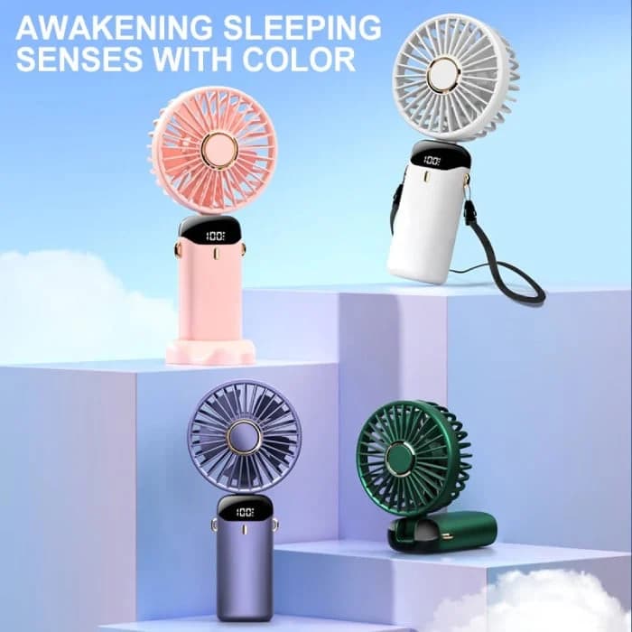 پنکه شارژی مدل XL-N15 ظرفیت 1200 میلی آمپر ساعت — تصویر ۷